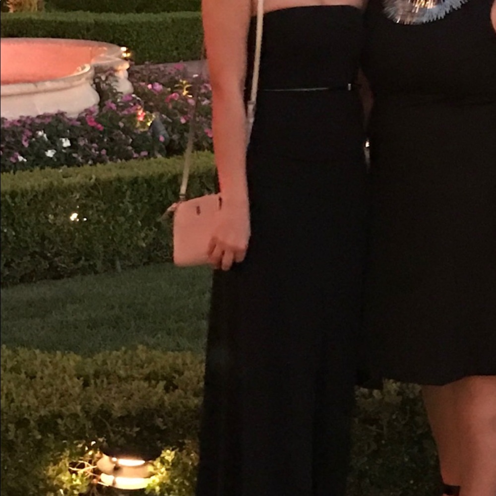 Black halston dress